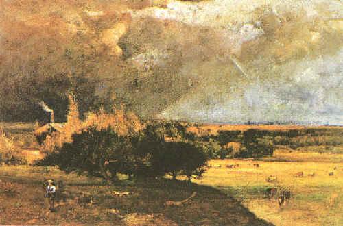 George Inness Coming Storm Sweden oil painting art